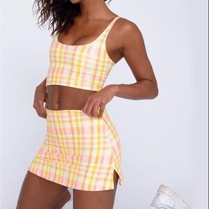 Skatie Plaid Skort